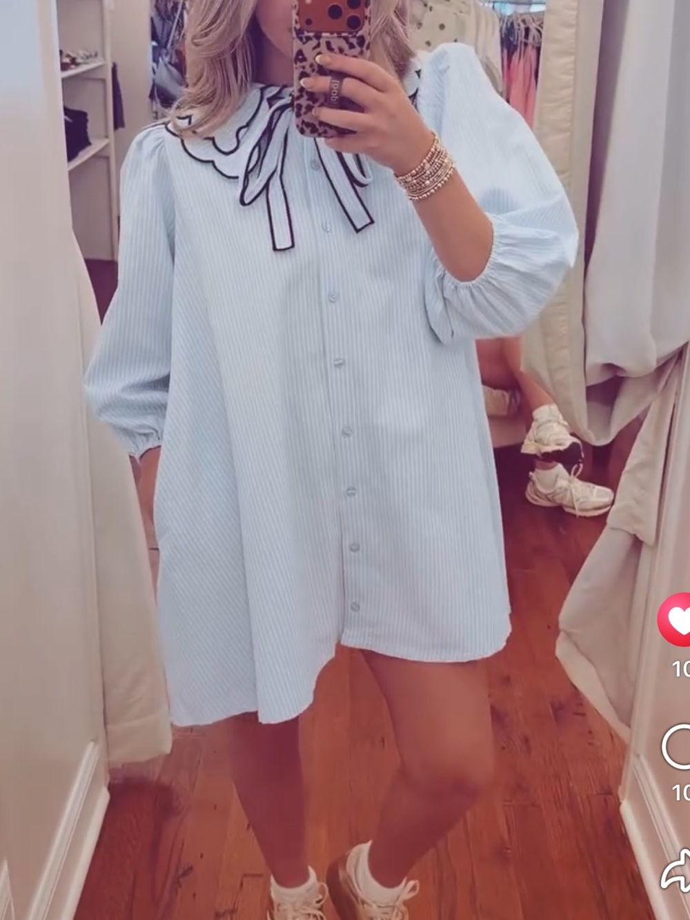 Mable Peter Pan Collar Babydoll Dress
